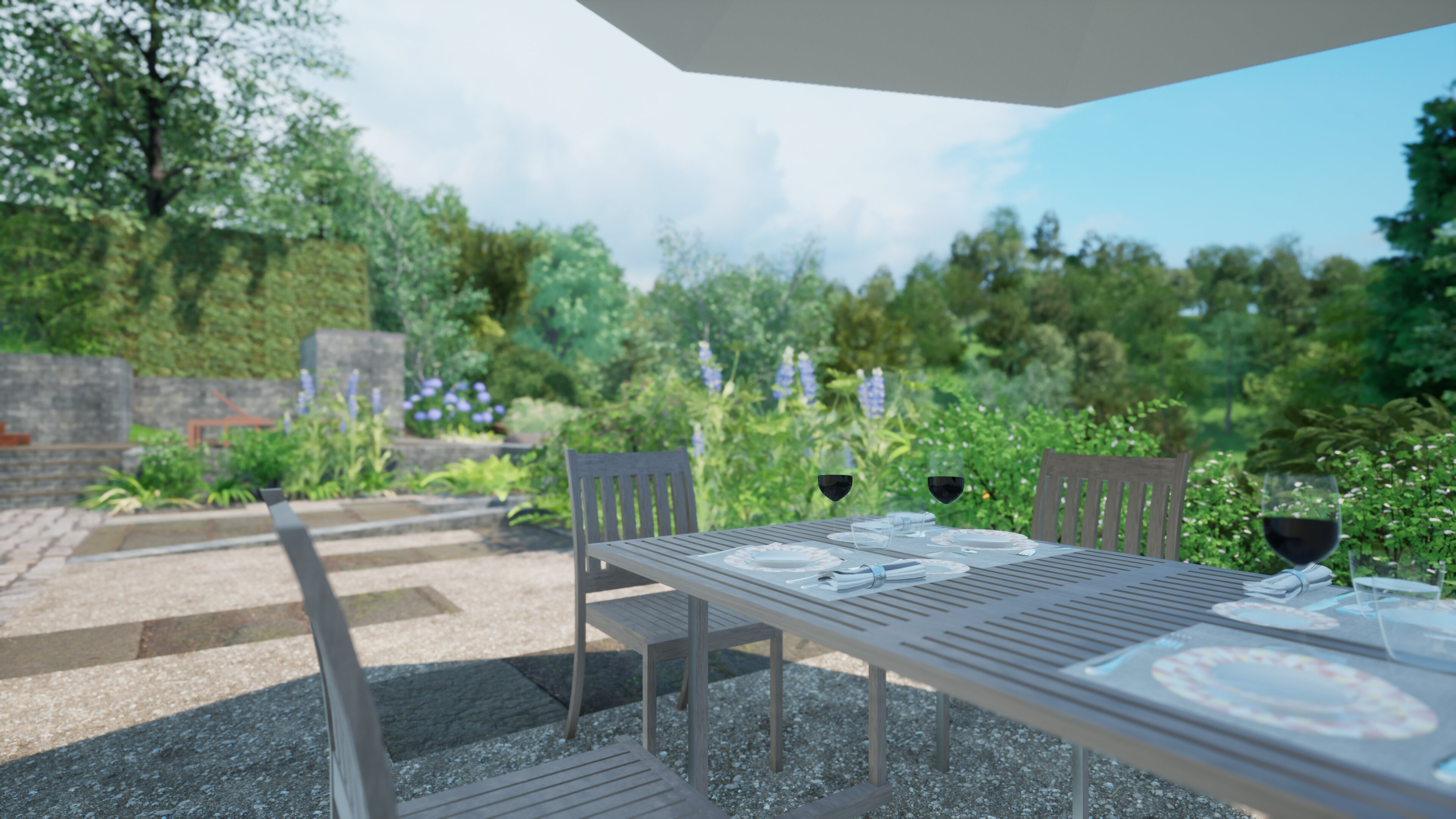 Vectorworks Garden Terrace Model